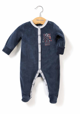 Ensemble Bébé pyjama + body + bonnet