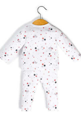 Ensemble Bébé Fille cache-coeur manches longues et legging Ensemble Bébé Fille cache-coeur manches longues et legging