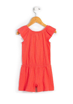 Combinaison courte corail Fille