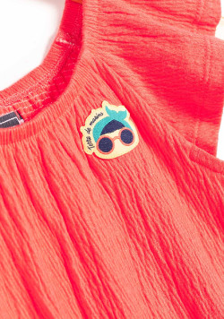 Combinaison courte corail Fille