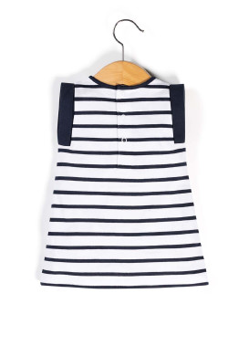 Robe rayée Bébé Fille sans manches Robe rayée Bébé Fille sans manches