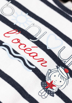 Robe rayée Bébé Fille sans manches