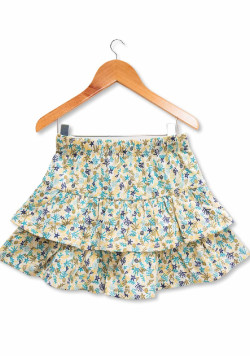 Jupe courte à volants Fille