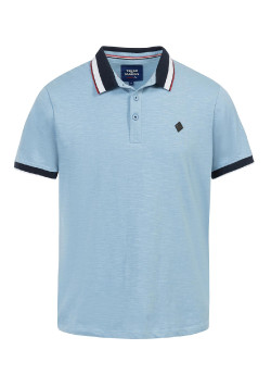 Polo bleu ciel Homme