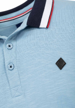 Polo bleu ciel Homme