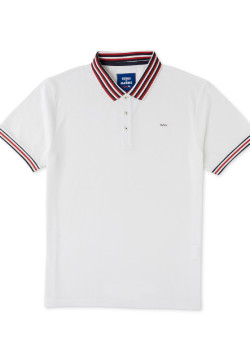 Polo blanc Homme