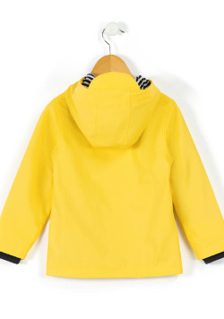Ciré garçon à capuche jaune