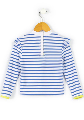 T-shirt de bain marinière Fille T-shirt de bain marinière Fille