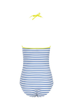 Maillot de bain rayé 1 pièce Femme