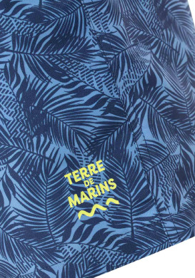 Short de bain imprimé bleu Homme Short de bain imprimé bleu Homme