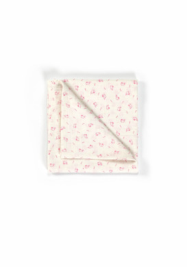 Lot de 2 langes imprimé rose Bébé Lot de 2 langes imprimé rose Bébé