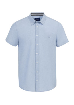 Chemise homme manches courtes 100% coton