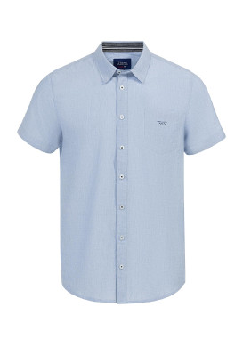Chemise homme manches courtes 100% coton