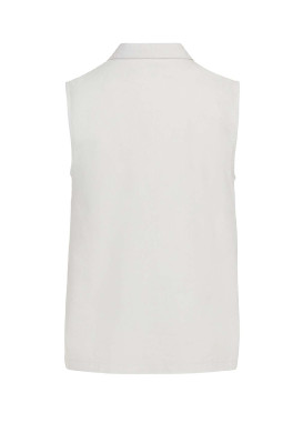 Chemise blanche sans manches en lin Femme Chemise blanche sans manches en lin Femme