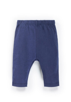 Ensemble Bébé Fille tunique rayée+ legging bleu marine
