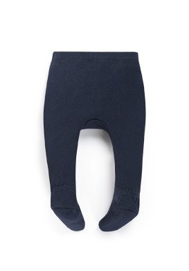 Ensemble Bébé pantalon bleu marine + t-shirt cache coeur Ensemble Bébé pantalon bleu marine + t-shirt cache coeur