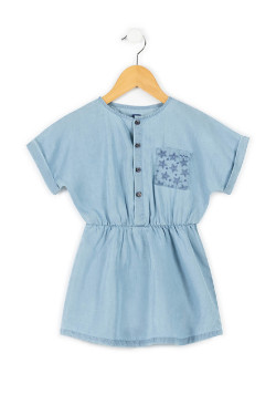 Robe Fille jean clair
