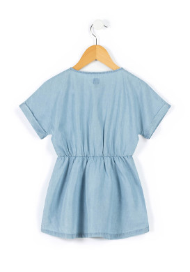 Robe Fille jean clair