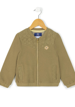 Veste bombers kaki Fille