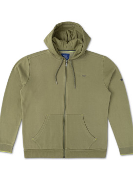 Gilet en molleton Homme vert olive