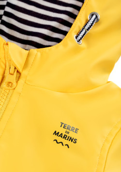 Ciré jaune Bébé à capuche