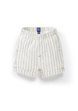 Ensemble Bébé Garçon polo marine + bermuda et noeud papillon