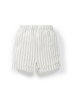 Ensemble Bébé Garçon polo marine + bermuda et noeud papillon