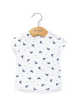 Ensemble Bébé robe en jean + t-shirt