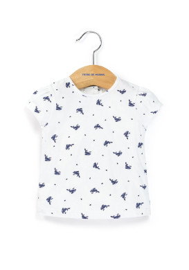 Ensemble Bébé robe en jean + t-shirt