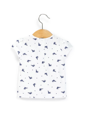 Ensemble Bébé robe en jean + t-shirt
