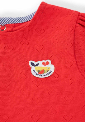 Ensemble Bébé Fille tunique rouge + legging Ensemble Bébé Fille tunique rouge + legging