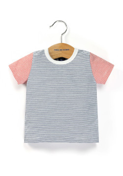 Ensemble Bébe salopette en jean + T-shirt