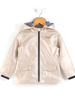 Ciré Fille à capuche beige doré
