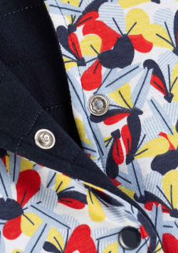 Veste réversible bleu marine Fille