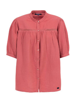 Chemise terracotta Femme