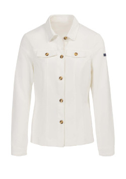 Veste en jean blanche Femme