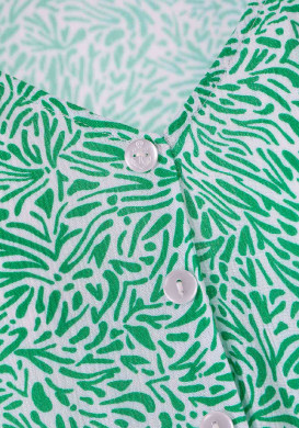 ROBE MC IMPRIME VERT PARO