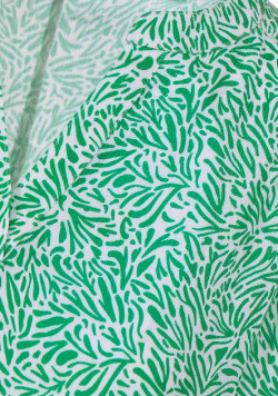Blouse verte imprimé Femme