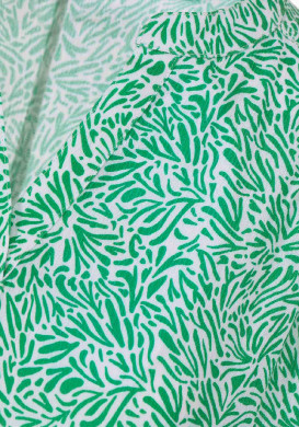 Blouse verte imprimé Femme BLOUSE MC IMPRIME VERT OSBLO