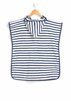 Poncho de bain rayé Enfant