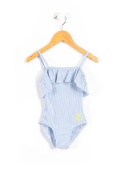 Maillot de bain rayé 1 pièce Fille