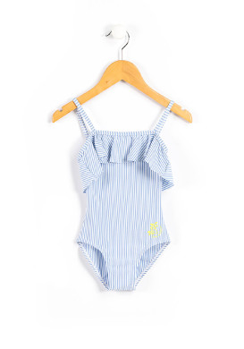 Maillot de bain rayé 1 pièce Fille Maillot de bain rayé 1 pièce Fille