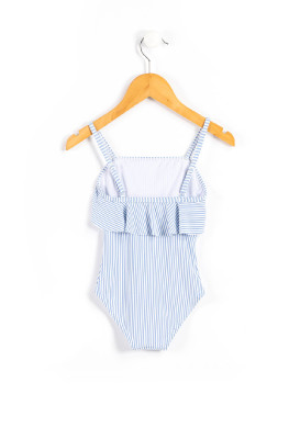 Maillot de bain rayé 1 pièce Fille Maillot de bain rayé 1 pièce Fille
