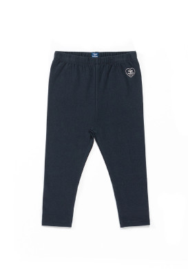 Legging long bleu marine bébé fille