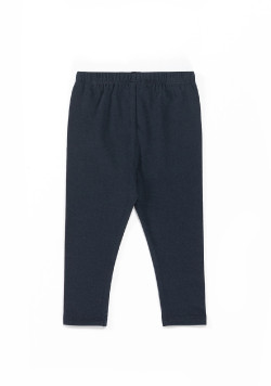 Legging long bleu marine bébé fille