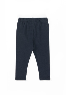 Legging long bleu marine bébé fille