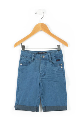 Bermuda jean bleu clair Garçon