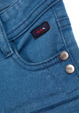 Bermuda jean bleu clair Garçon