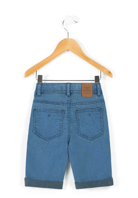 Bermuda jean bleu clair Garçon