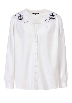 Chemise blanche Femme avec broderie